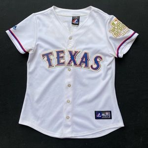 Women’s size small Texas rangers jersey
